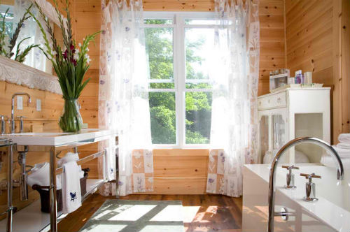 Get This Look: Rustic Horizontal White Pine Paneling