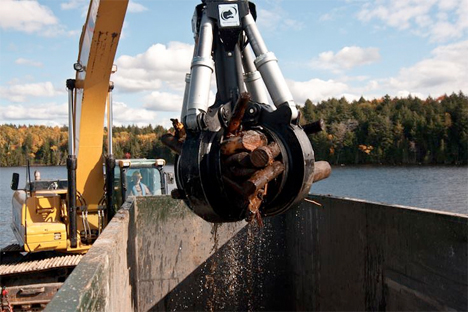 This Week in Wood: Maine Firm Makes a Splash with Underwater Log Flooring
