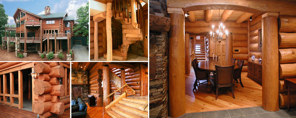 Mountain Style: Rustic Vacation Home Made of Eastern White Pine