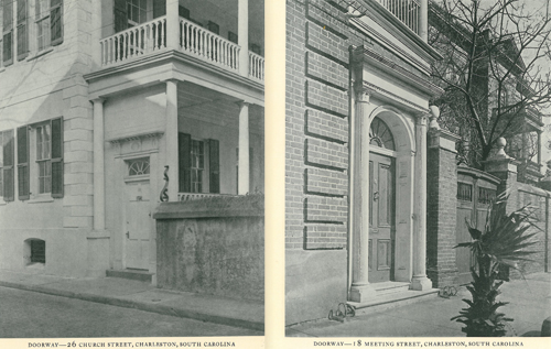 Architectural Monographs: Doorways in Old Charleston