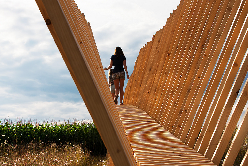 Hello Wood: Students Create Stunning Outdoor Installations