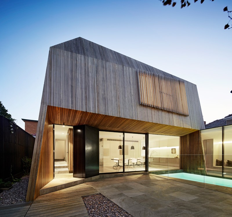 This Week in Wood: Modern Timber Addition to a Victorian Home