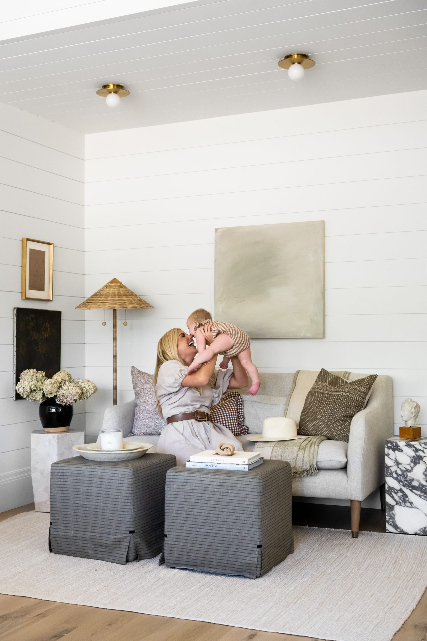 Celebrity designer leans into shiplap in home studio - NELMA